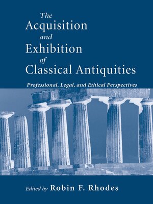 cover image of Acquisition and Exhibition of Classical Antiquities